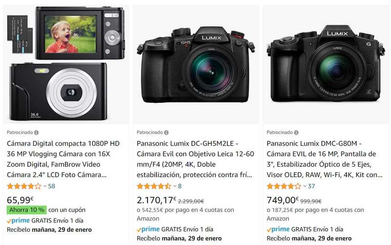 Precios productos Amazon