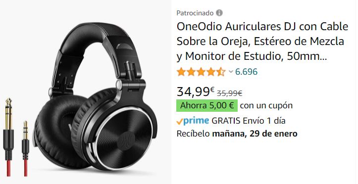 producto patrocinado en Amazon